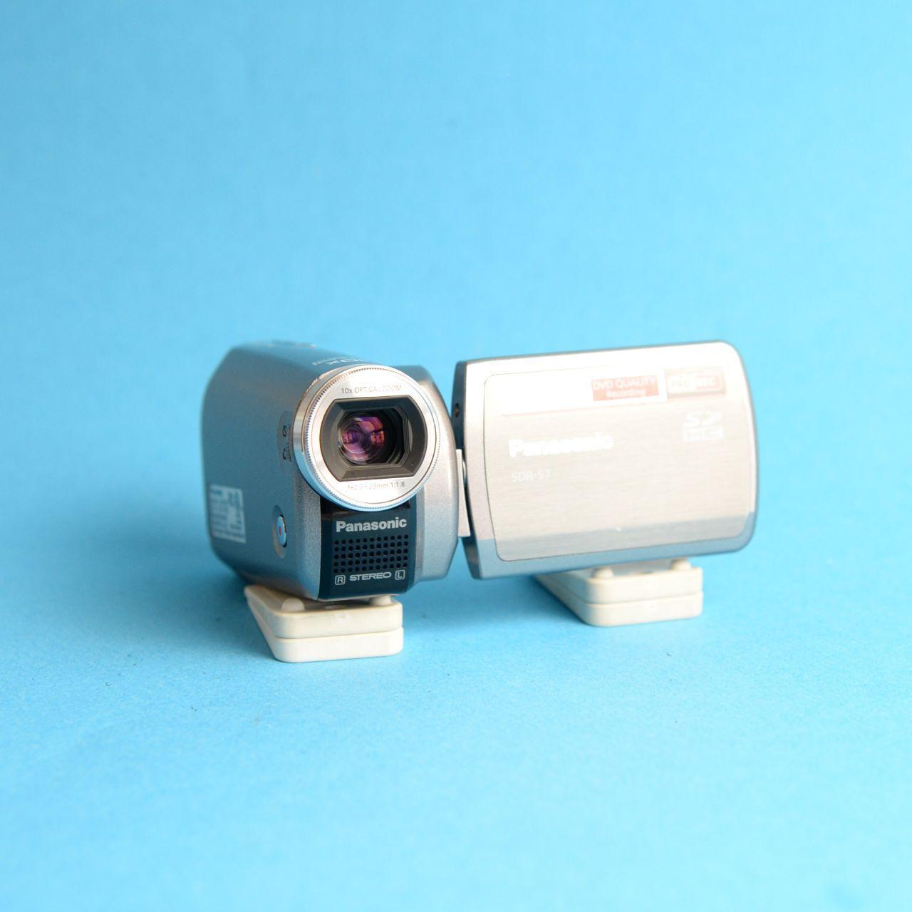 Panasonic SDR-S7 Camcorder | Tested & Working | Silver