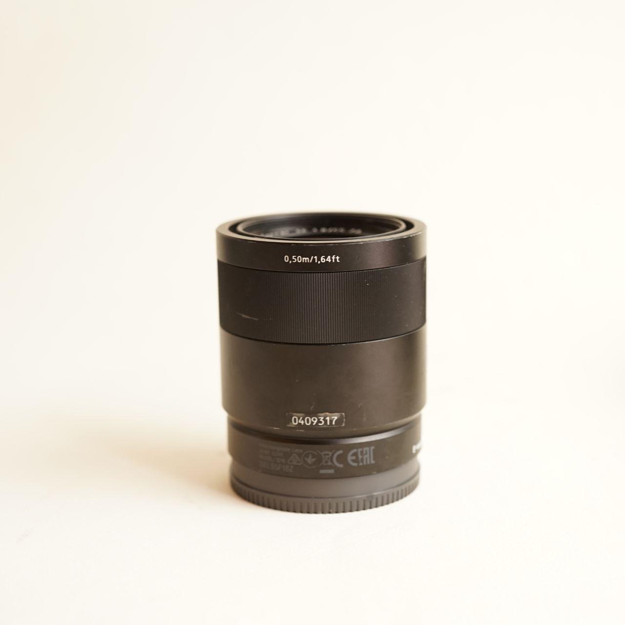 Sony Carl Zeiss Sonnar E 55mm f/1.8 Lens | Tested & Working | Black