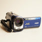 JVC Everio GZ-MG330AU Digital Camcorder + Fisheye Lens | Tested & Working | Blue