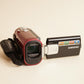 Samsung SMX-F40RN Camcorder | SD Video | Tested & Working | Black & Red