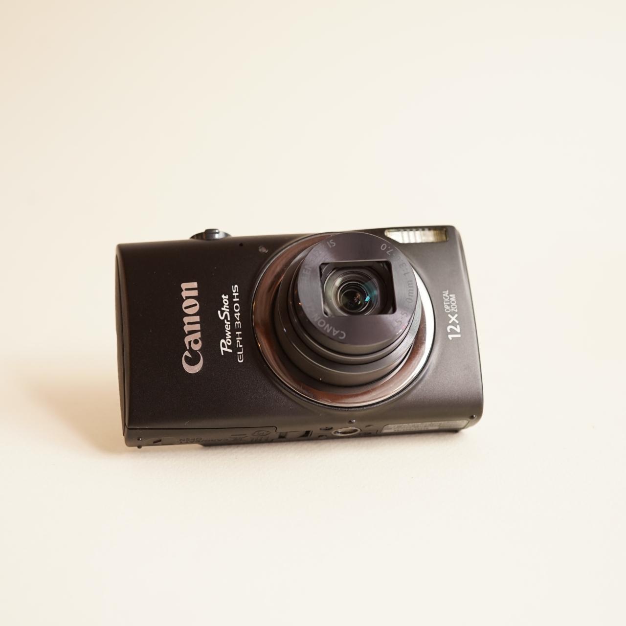 Canon PowerShot ELPH 340 HS Digital Camera | 16MP | Tested & Working | Black
