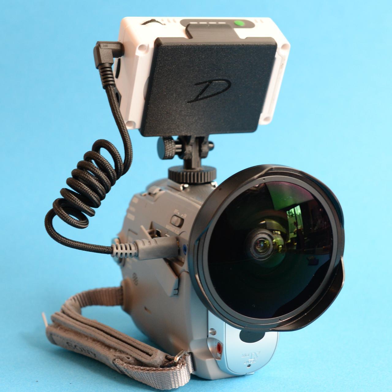 Sony Handycam DCR-HC20 Digital Camcorder with Tapeless Setup + Fisheye | Camcorder | Tested & Working | Silver