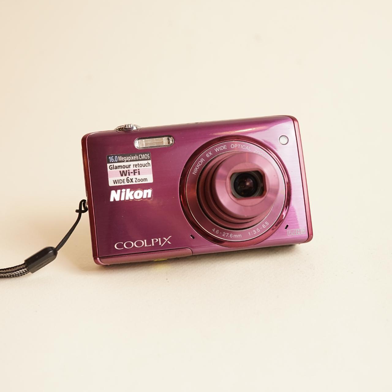 Nikon Coolpix S5200 Digital Camera | 16MP | Tested & Working | Purple
