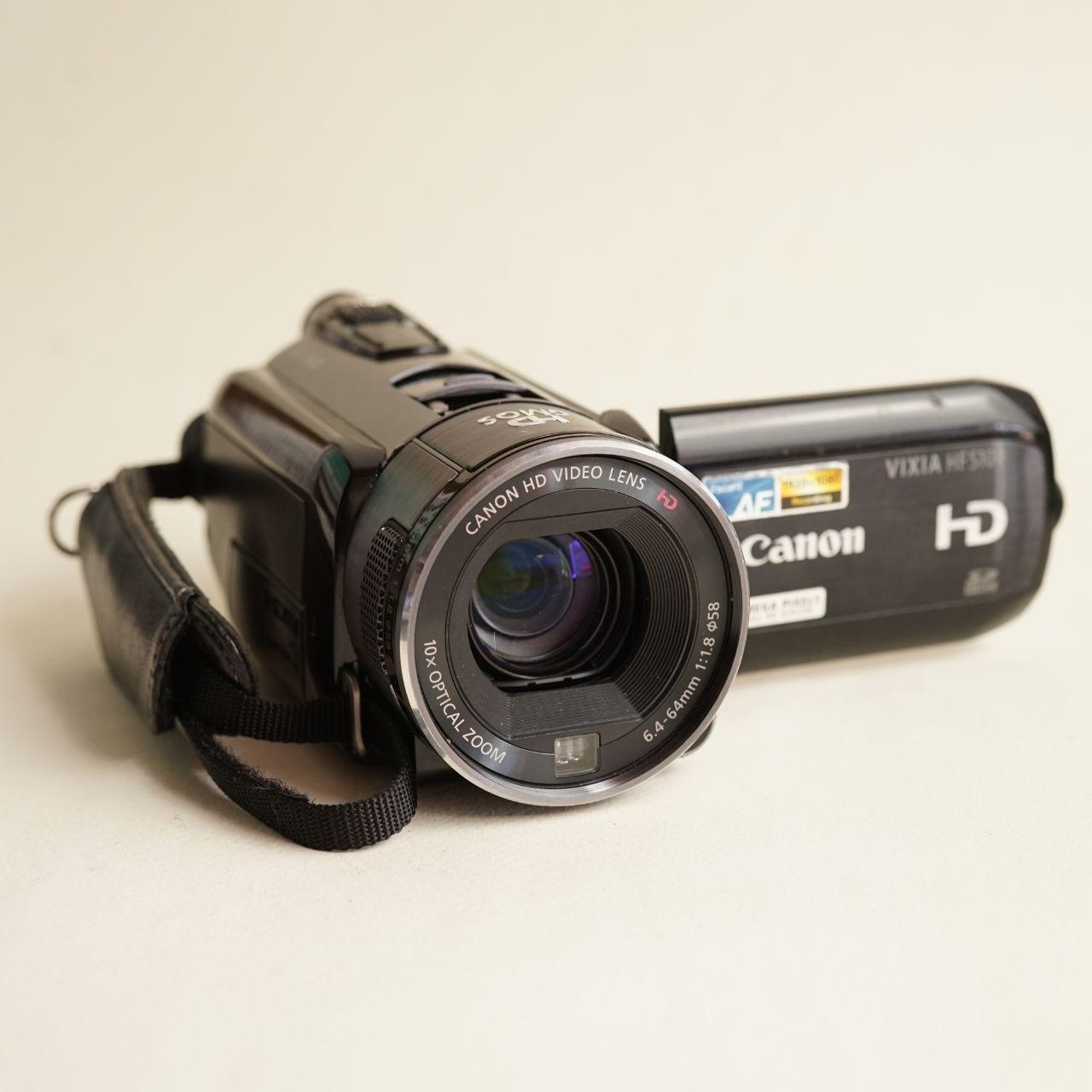 Canon Vixia HF S100 Camcorder | HD Flash Memory | Tested & Working | Black