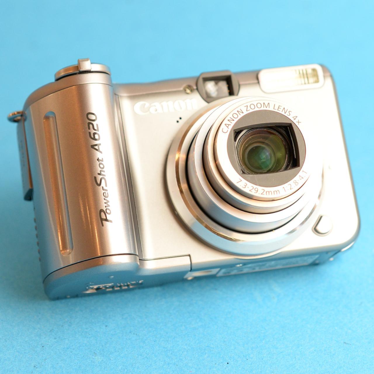 Canon Powershot A620 Digital Camera | 7.1MP | Tested & Working | Silver