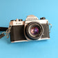 Pentax K1000 SLR Film Camera | 35mm Manual Focus | Tested & Working | Silver & Black