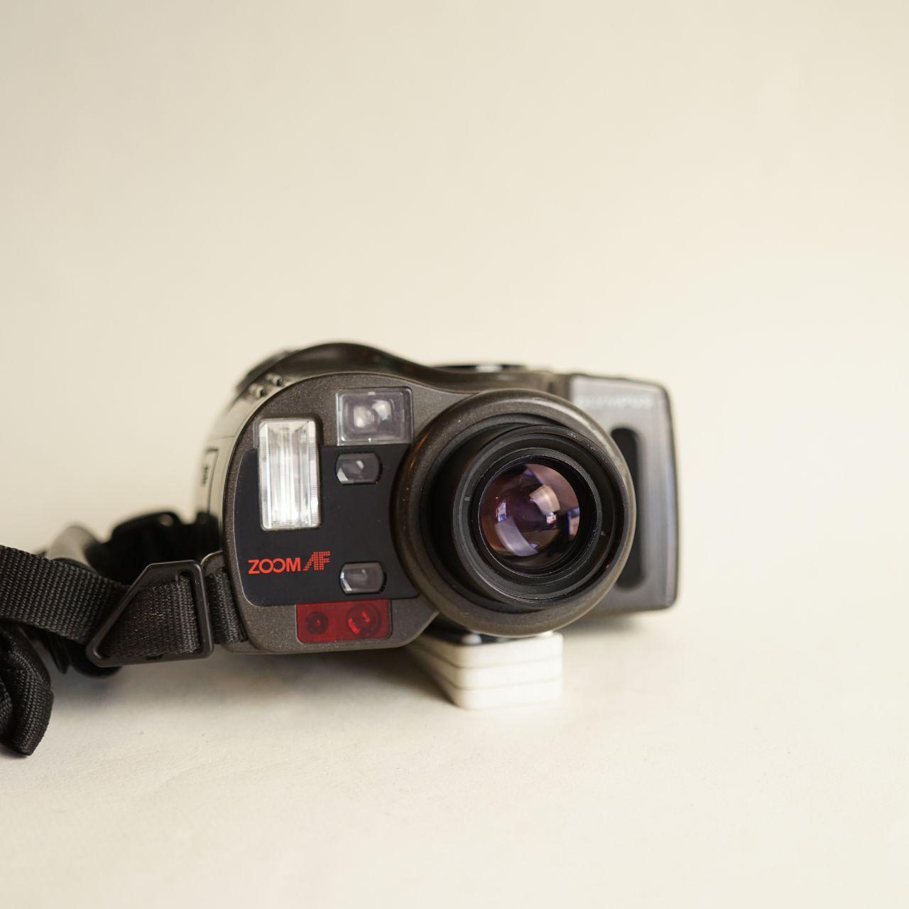 Olympus Infinity Superzoom 330 35mm Point & Shoot Film Camera | Tested & Working | Grey