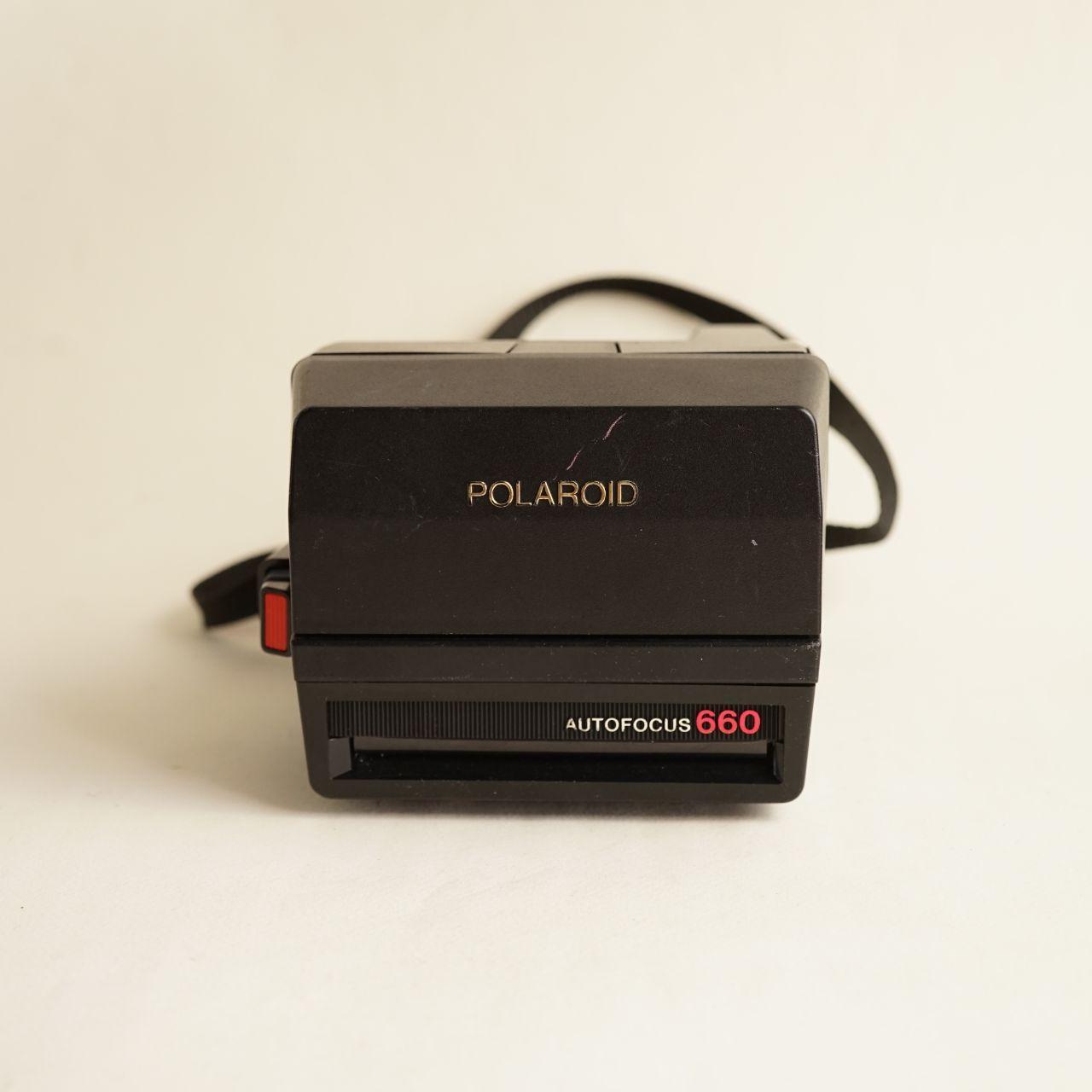 Polaroid Autofocus 660 Instant Camera | Tested & Working | Black