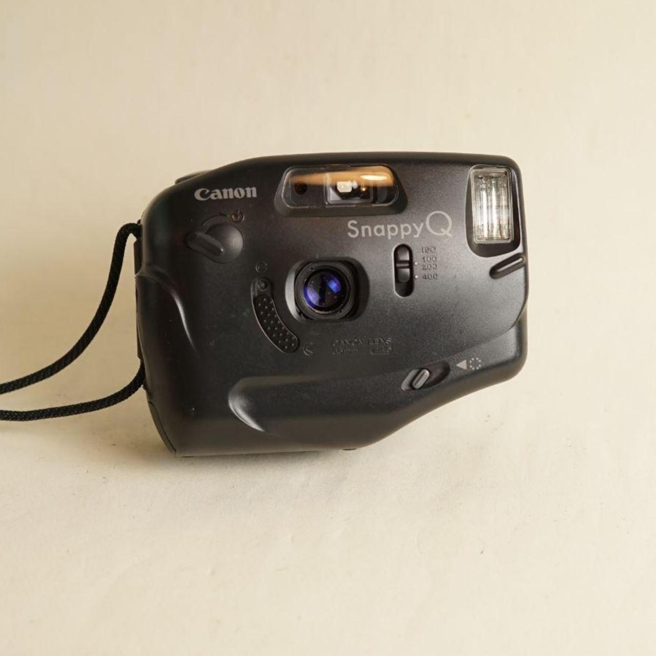 Canon Snappy Q Film Camera | 35mm Point & Shoot | Tested & Working | Black