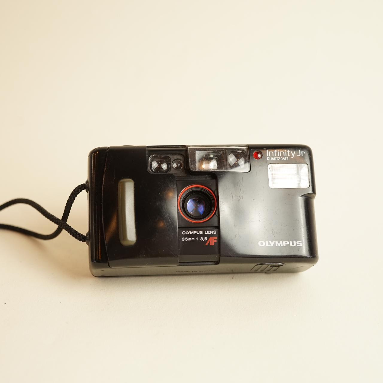 Olympus Infinity Jr. 35mm Film Camera | Tested & Working | Black