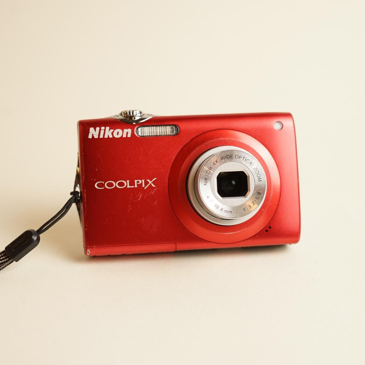 Nikon Coolpix S205 Digital Camera | 12MP | Tested & Working | Red