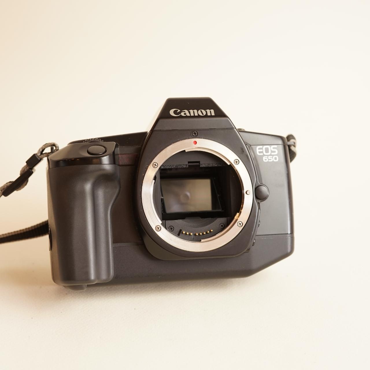 Canon EOS 650 Film Camera | 35mm SLR Body | Tested & Working | Black