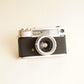 Yashica Minister-D Film Camera | 35mm Rangefinder | Tested & Working | Silver & Black