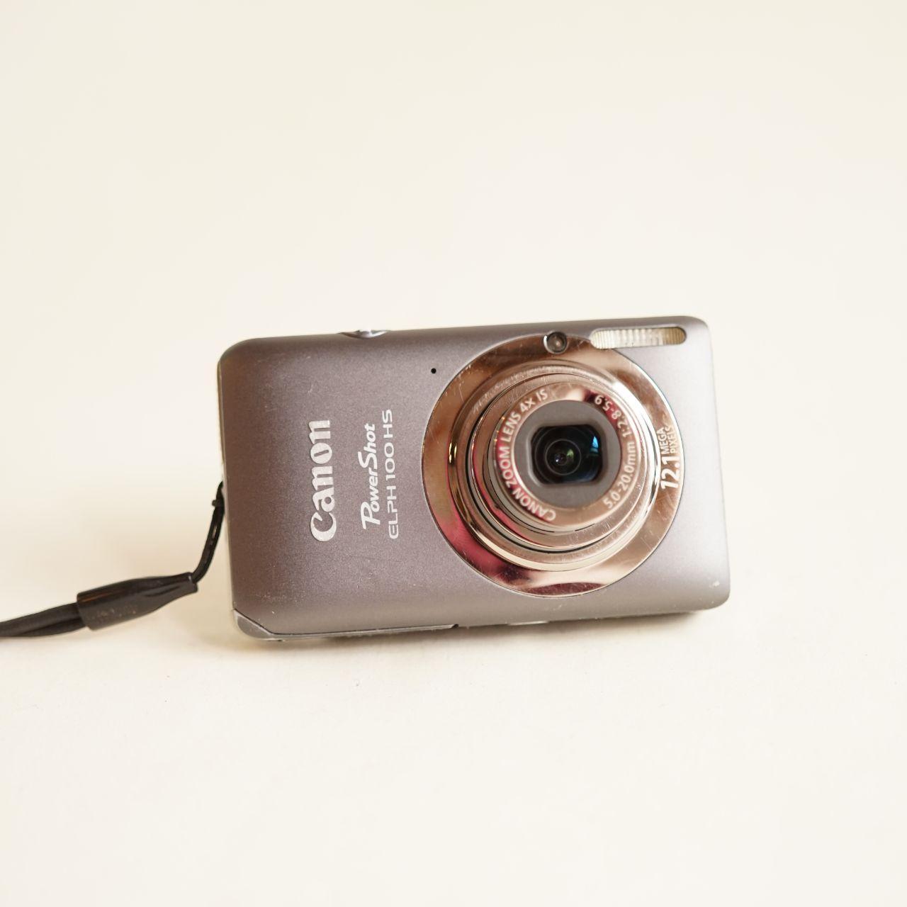 Canon PowerShot ELPH 100 HS Digital Camera | 12.1MP | Tested & Working | Silver