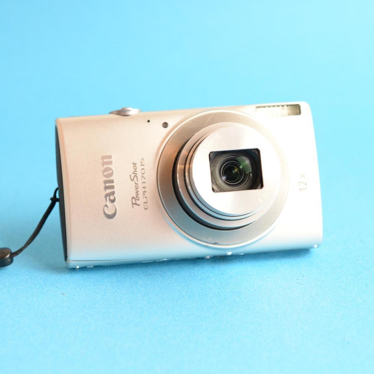 Canon PowerShot ELPH 170 IS Digital Camera | 20MP | Tested & Working | Silver