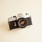 Canon TX | 35mm SLR Film Camera | Tested & Working | Silver & Black
