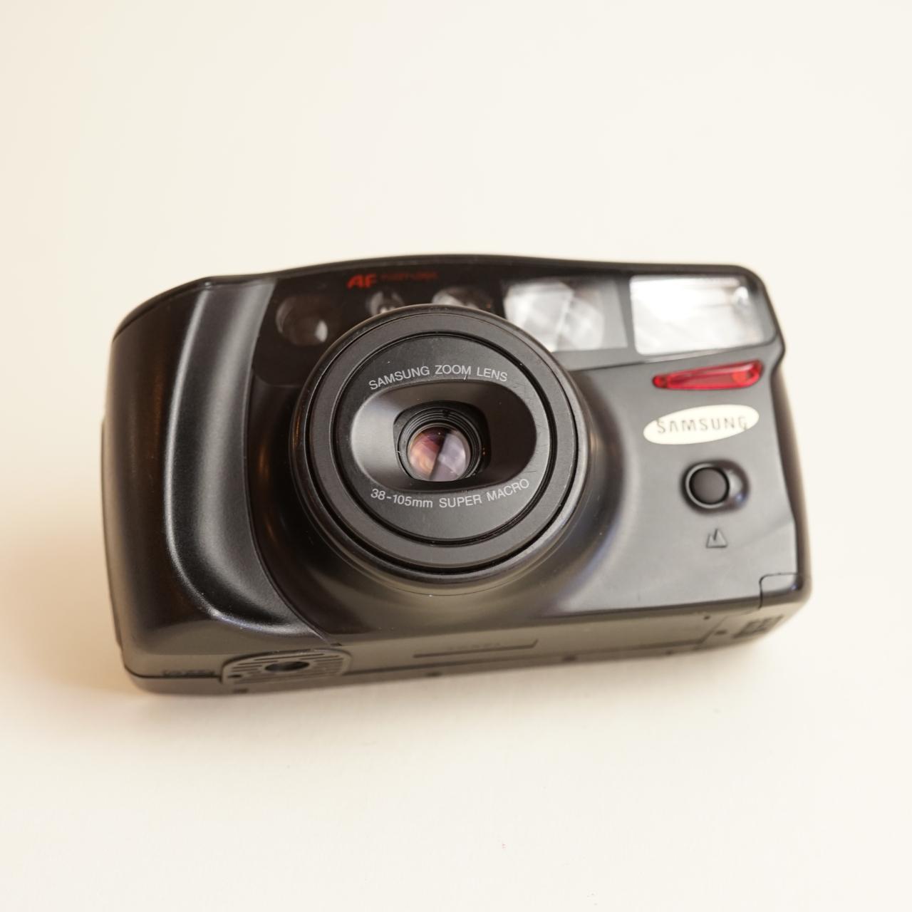 Samsung Maxima Zoom 105 Film Camera | 35mm Point & Shoot | Black