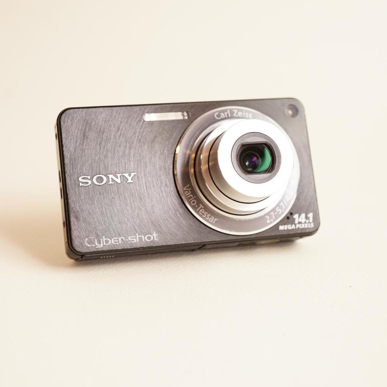 Sony CyberShot DSC-W350 Digital Camera | 14.1MP | Tested & Working | Black