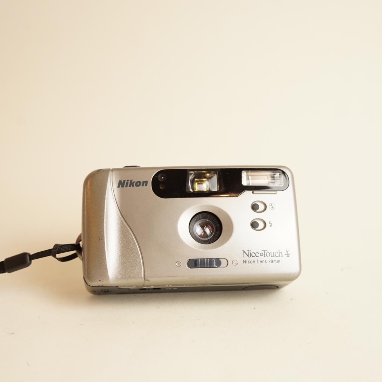 Nikon Nice Touch 4 Film Camera | 35mm Point & Shoot | Tested & Working | Grey