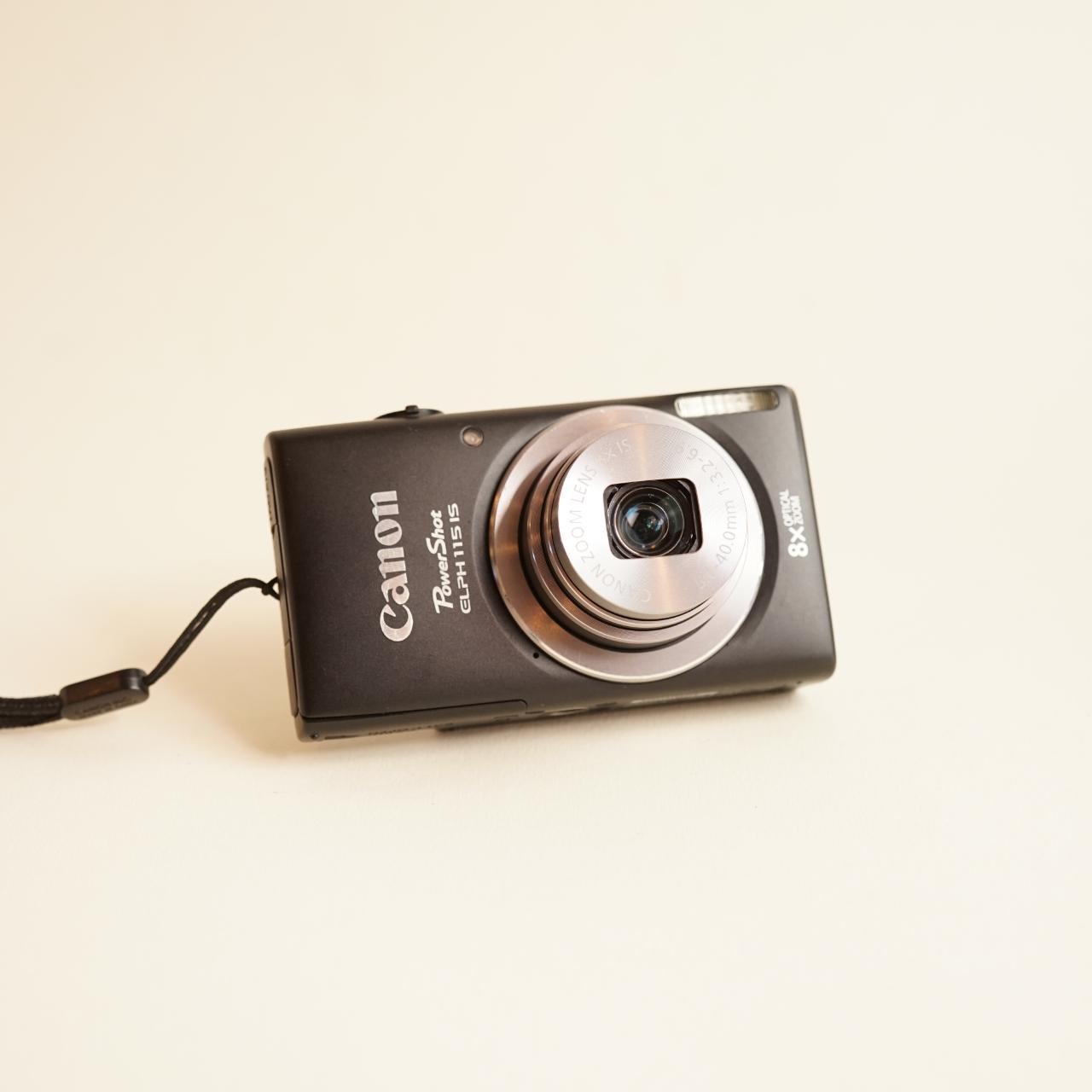 Canon PowerShot ELPH 115 IS Digital Camera | 16MP | Tested & Working | Black