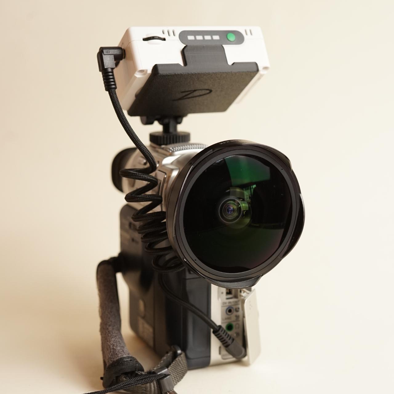 Sony Handycam DCR-PC100 Digital Camcorder with Tapeless Setup + Fisheye | Camcorder | Tested & Working | Silver