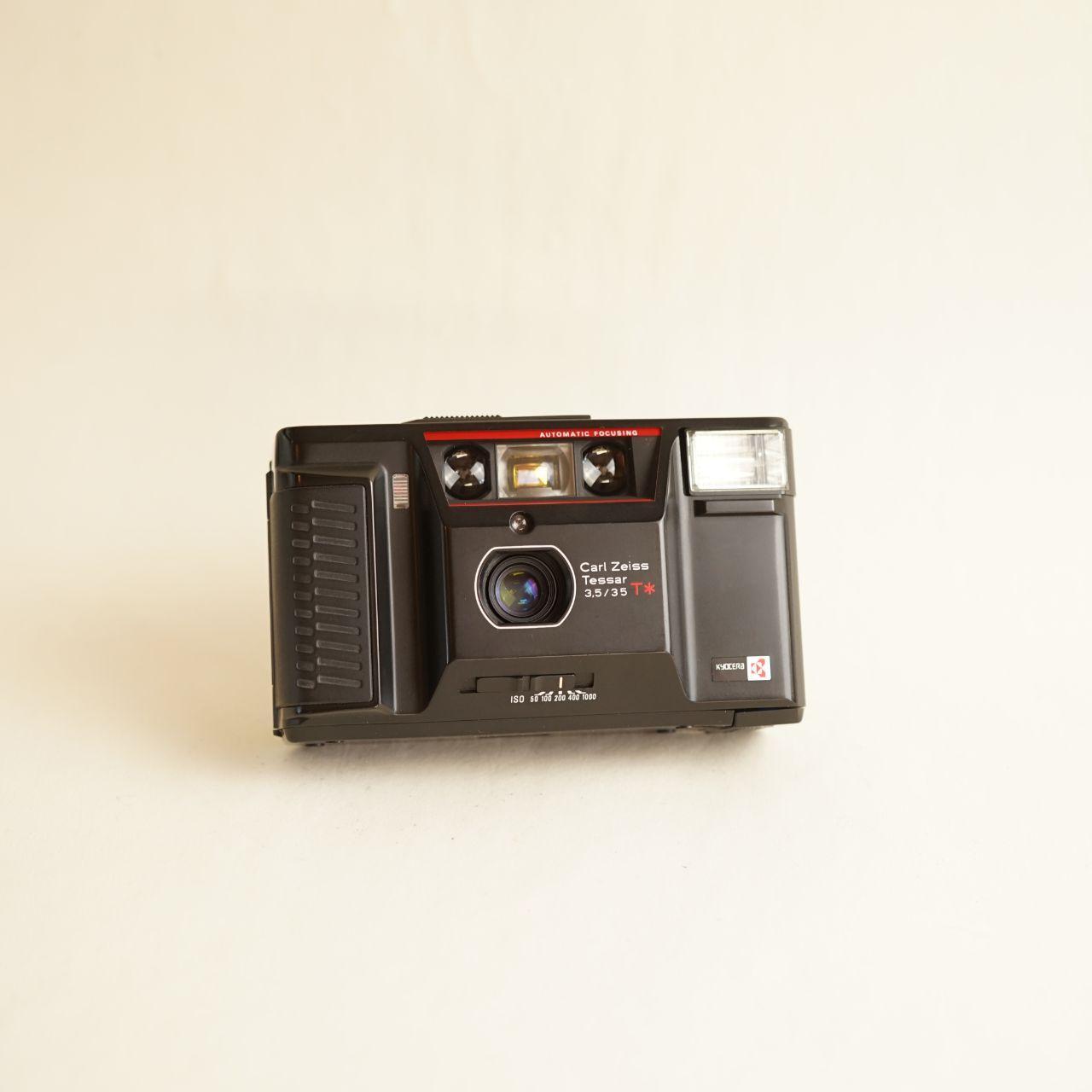 Yashica T AF Film Camera | 35mm Point & Shoot | Tested & Working | Black