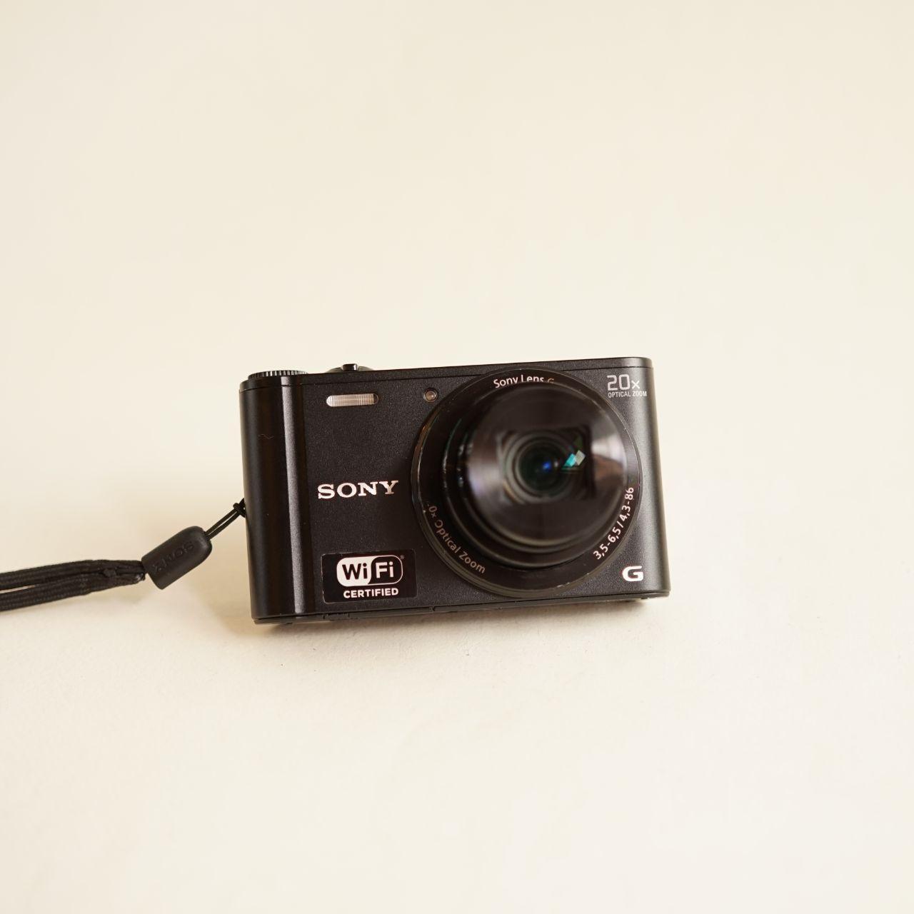 Sony Cyber-shot DSC-WX300 Digital Camera | 18.2MP | Tested & Working | Black