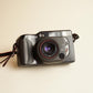 Canon SureShot Tele Quartz Date | 35mm Point & Shoot | Tested & Working | Black