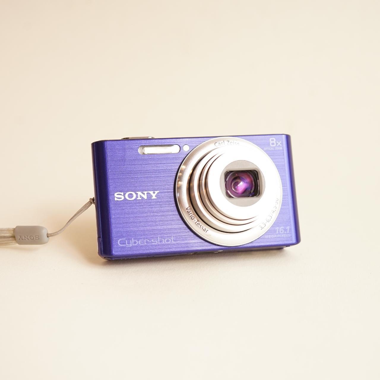 Sony CyberShot DSC-W730 Digital Camera | 16.1MP | Tested & Working | Blue
