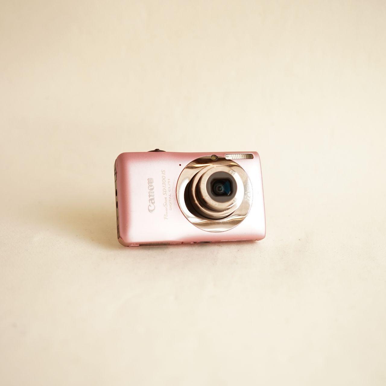 Canon PowerShot SD1300 IS Digital Camera | 12.1MP | Tested & Working | Pink