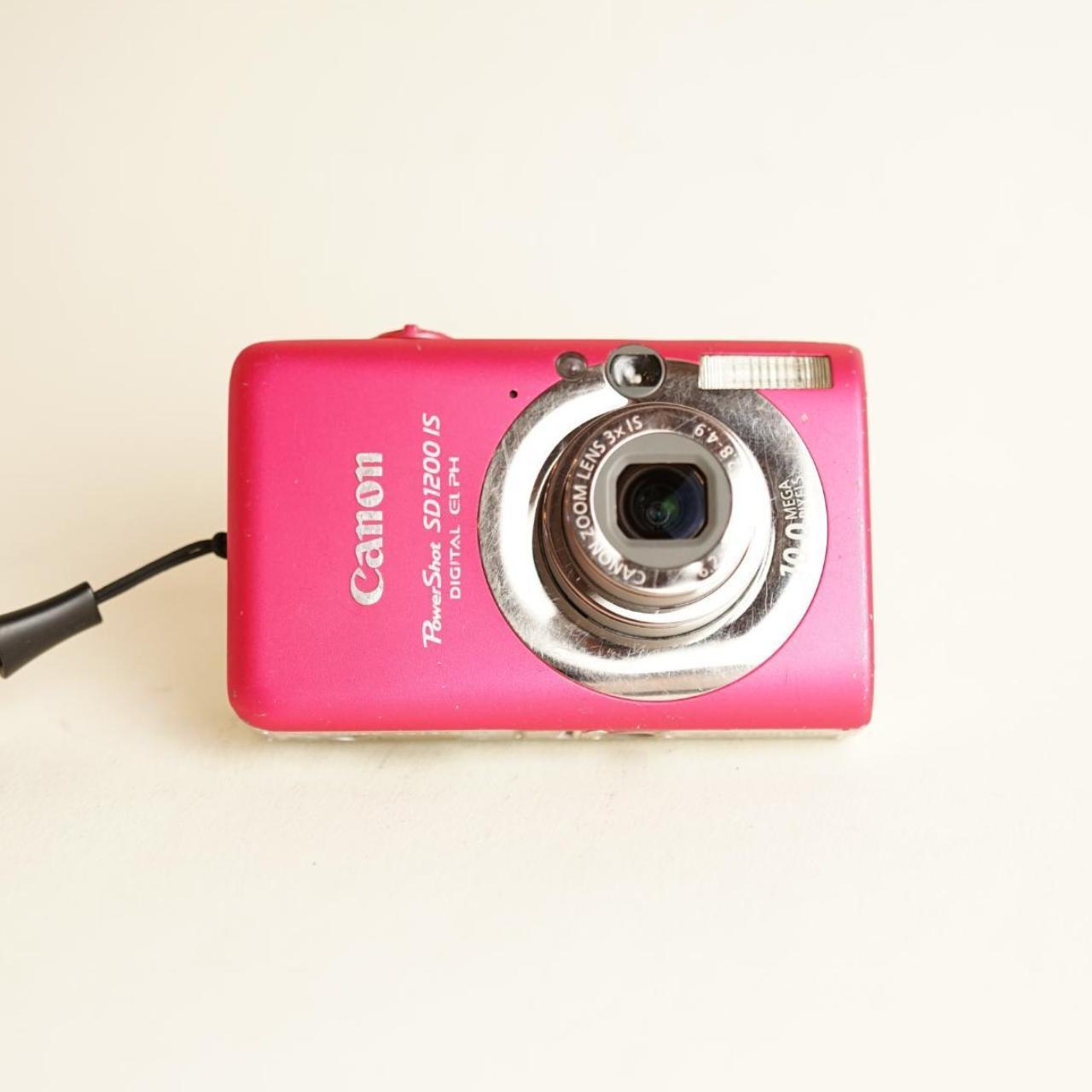 Canon PowerShot SD1200 IS Digital Camera | 10.0MP | Tested & Working w/Warranty | Pink