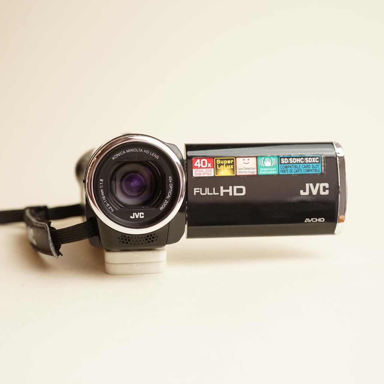 JVC Everio GZ-E10BU Digital Camcorder | HD Video | Tested & Working | Black