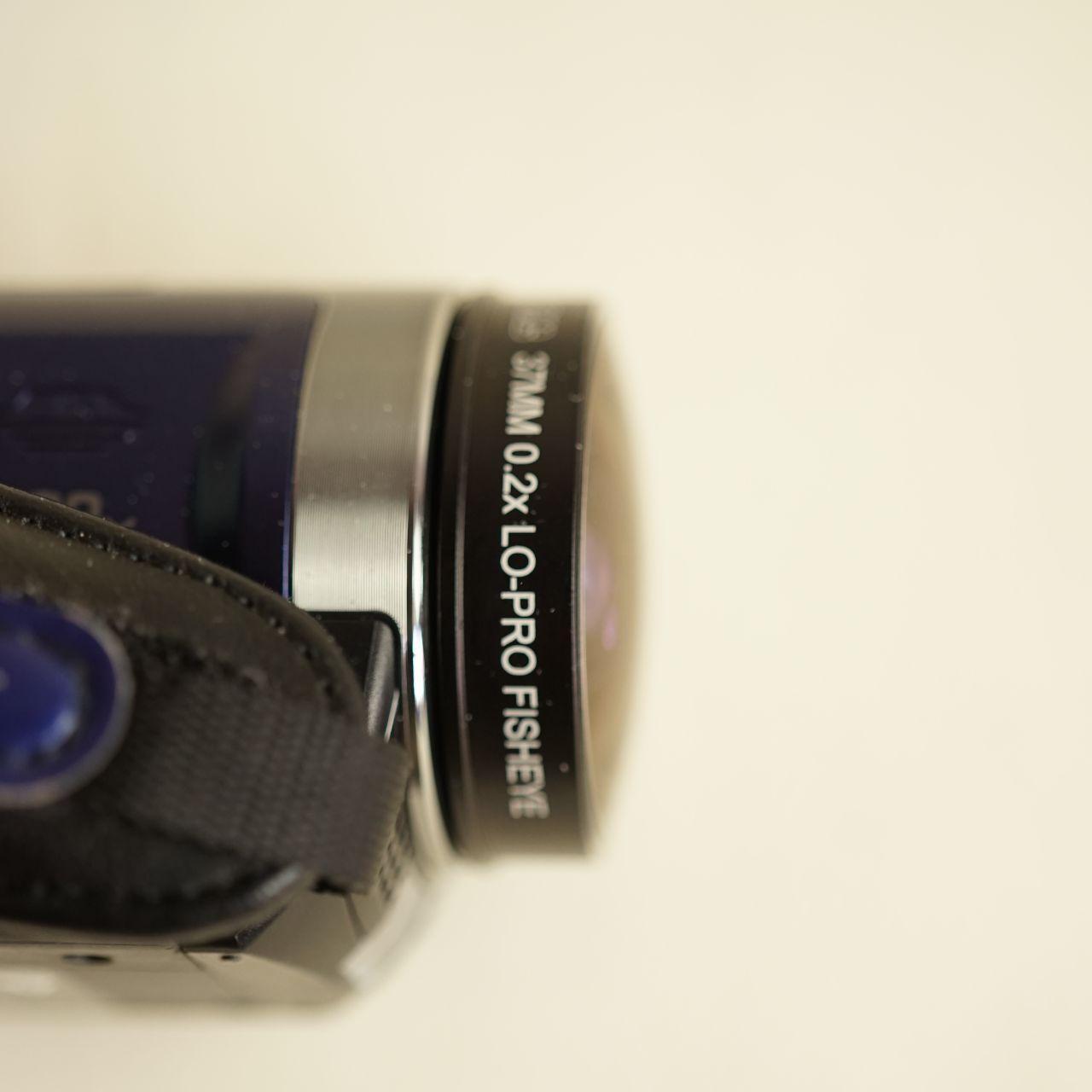 PREORDER | SoCal Cameras 37mm 0.2x LO-PRO Fisheye for Camcorders | NEW | Black