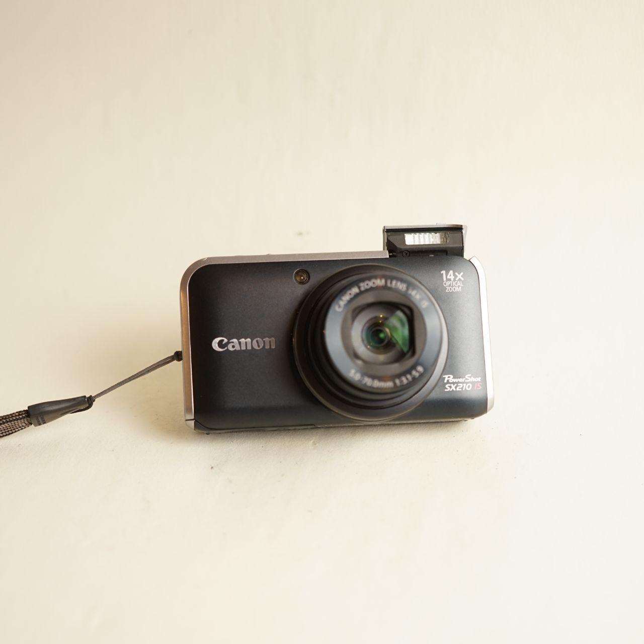 Canon PowerShot SX210 IS Digital Camera | 14.1MP | Read Description | Black