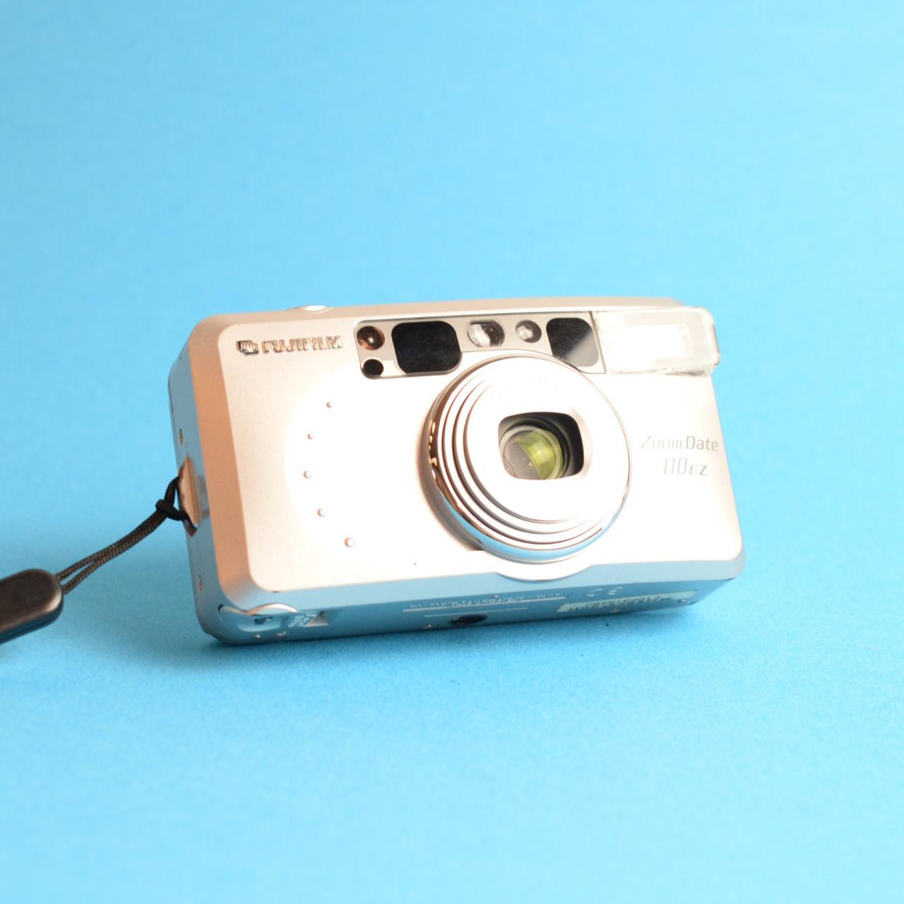 Fujifilm Zoom Date 110 EZ Film Camera | 35mm Point & Shoot | Tested & Working | Silver