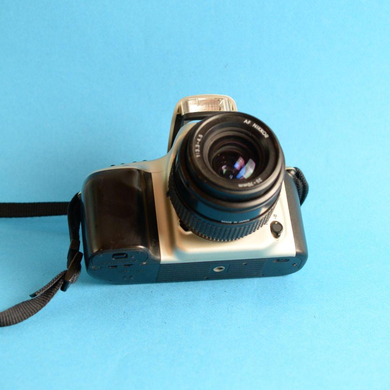 Nikon F50 Film Camera | 35mm SLR | Tested & Working | Silver & Black