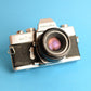 Minolta SRT-101 Film Camera | Fully CLA'd | 35mm SLR | Tested & Working | Silver & Black