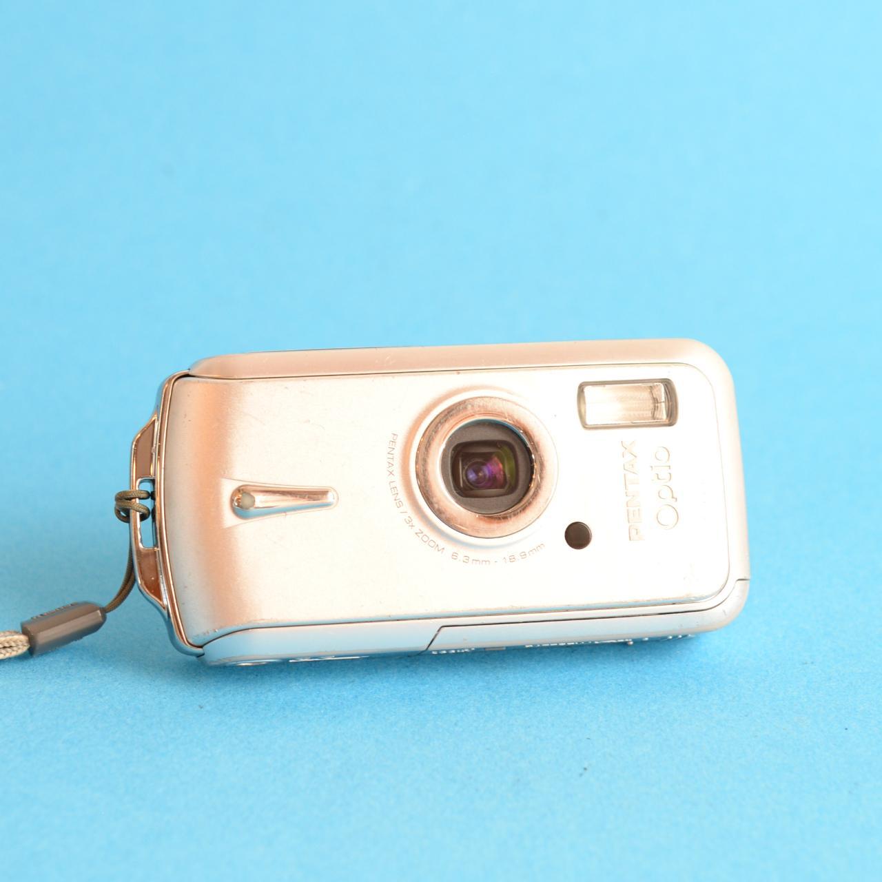 Pentax Optio W10 Digital Camera | 6MP | Tested & Working | Silver