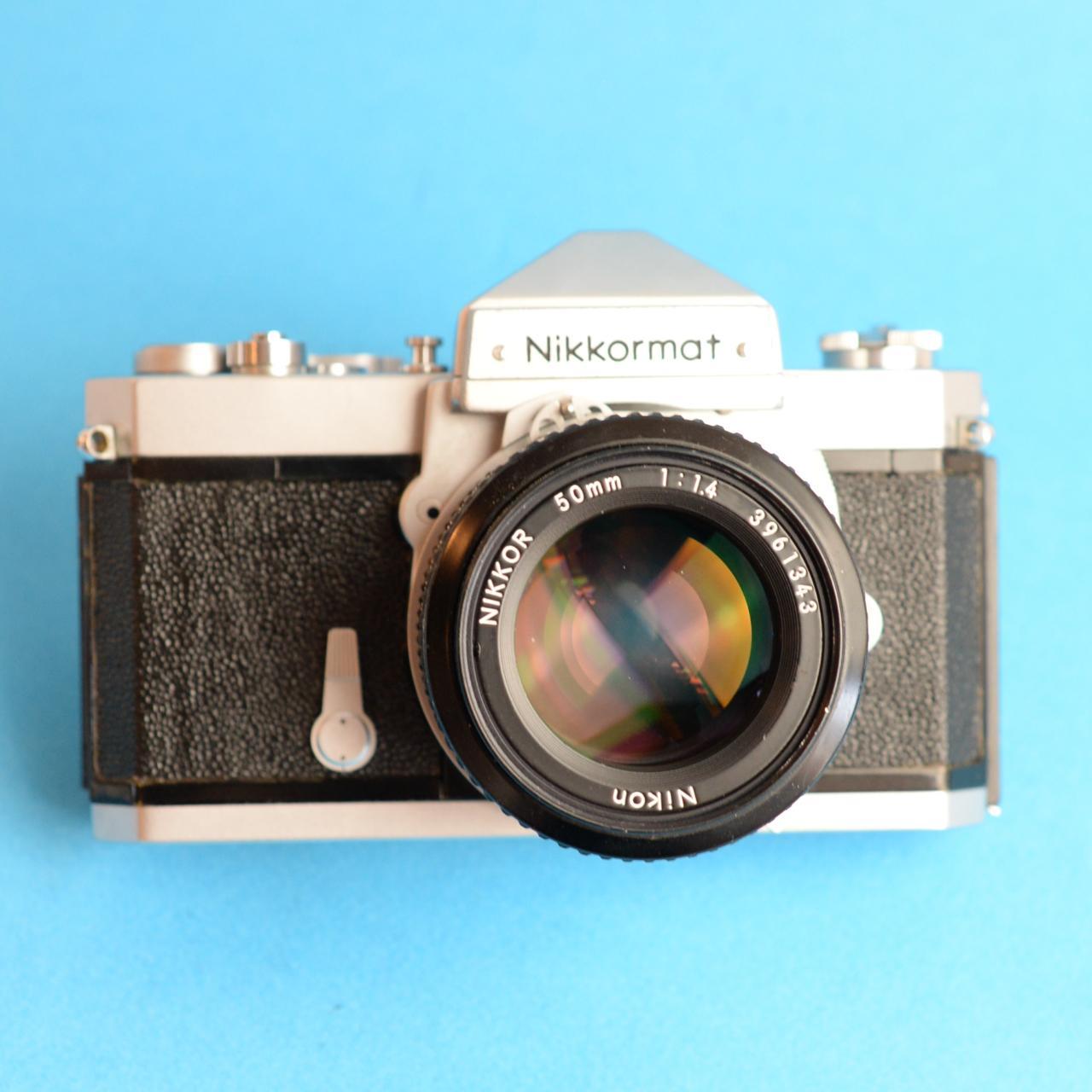 Nikkormat FT N Film Camera FULL CLA | 35mm SLR | Tested & Working | Black & Silver