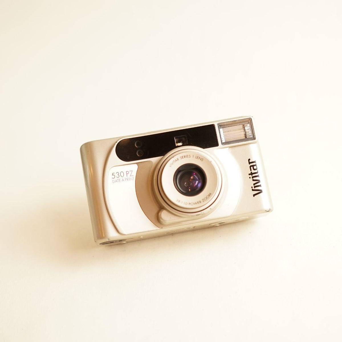 Vivitar 530PZ Film Camera | 35mm Point & Shoot | Tested & Working | Gold