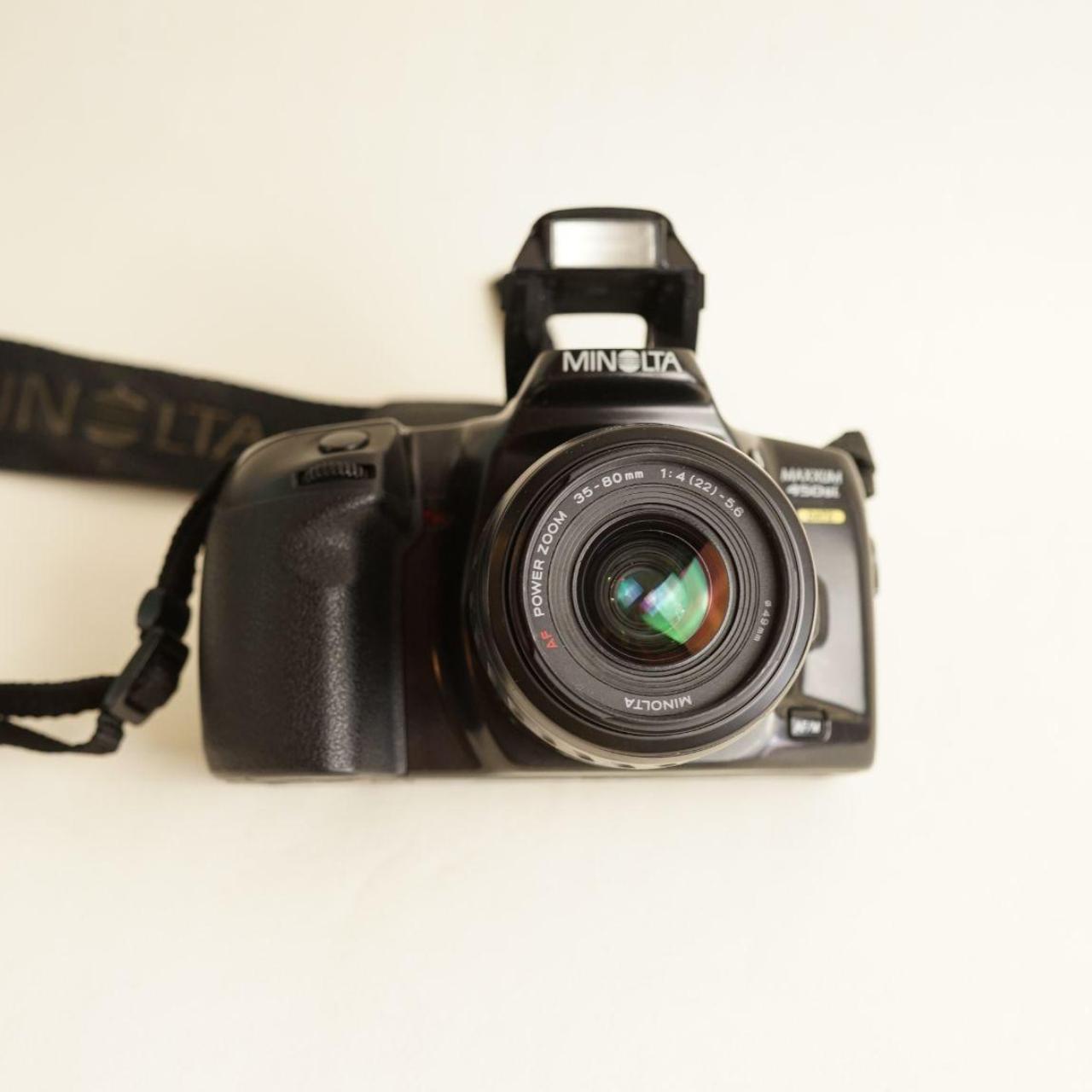 Minolta Maxxum 450si Film Camera with 35–80mm f/4(22)–5.6 Lens | 35mm SLR | Tested & Working | Black