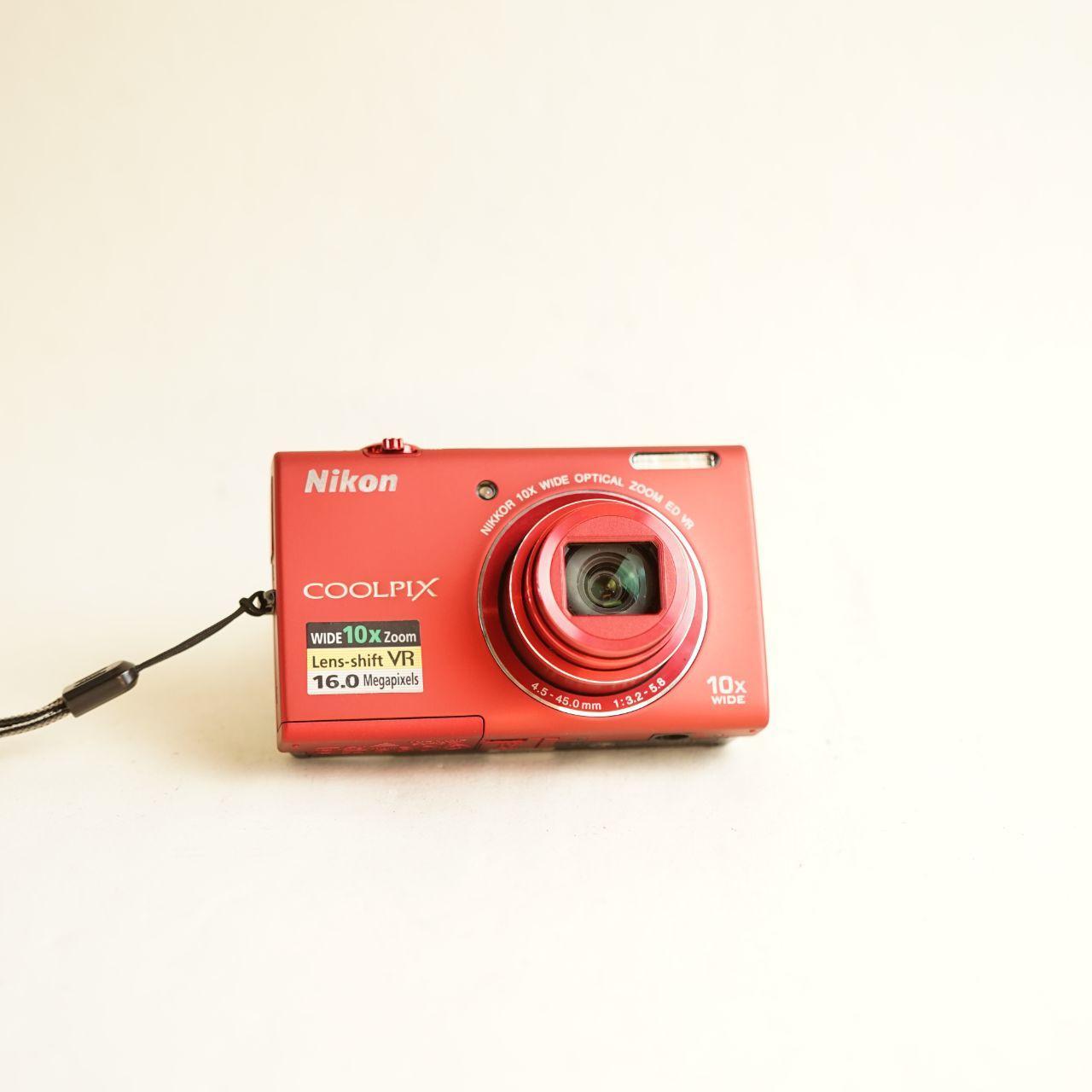 Nikon Coolpix S6200 Digital Camera | 16.0MP | Tested & Working | Red