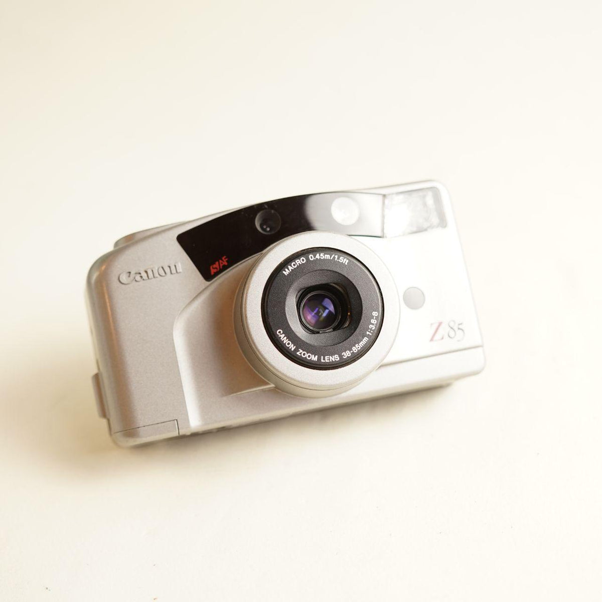 Canon Sure Shot Z85 Film Camera | 35mm Point & Shoot | Tested & Working | Silver
