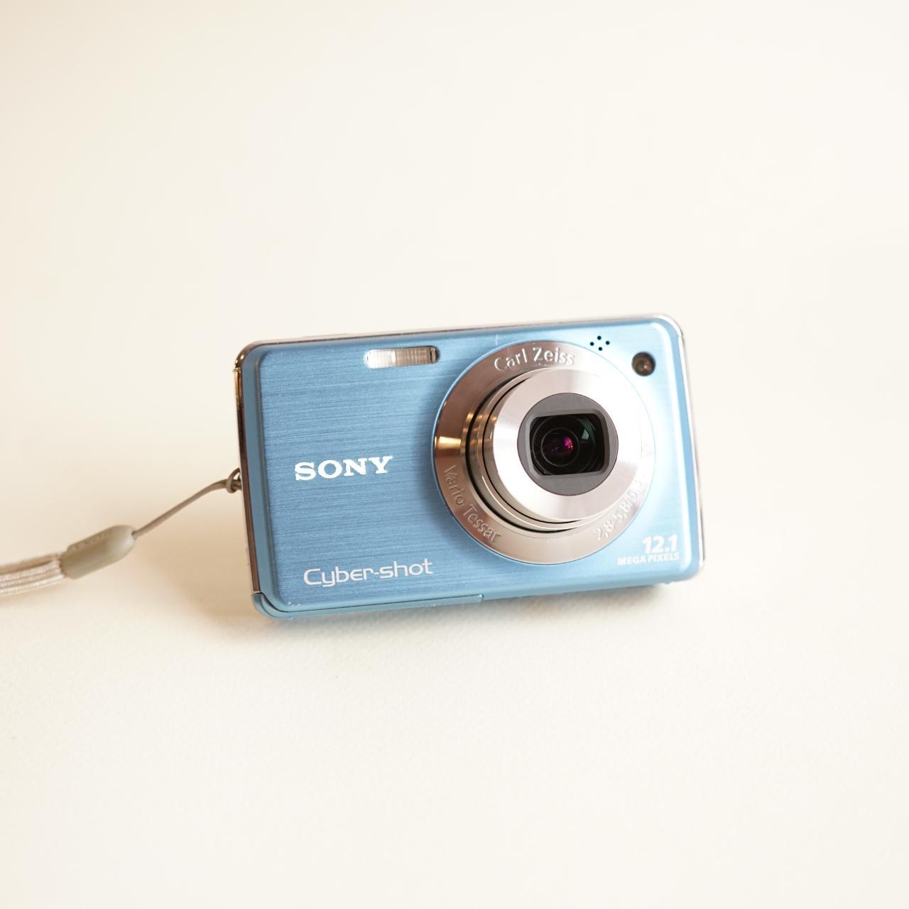 Sony CyberShot DSC-W220 Digital Camera | 12MP | Tested & Working | Blue