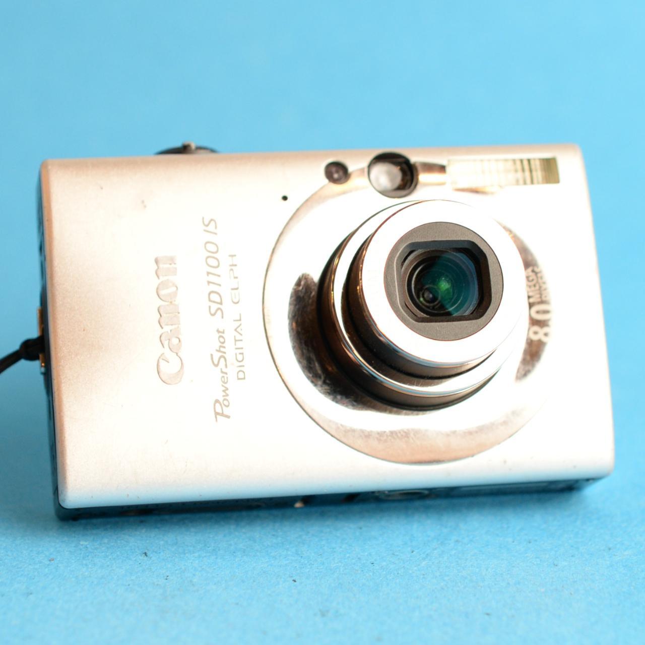 Canon PowerShot SD1100 IS Digital Camera | 8MP | Test & Working | Silver