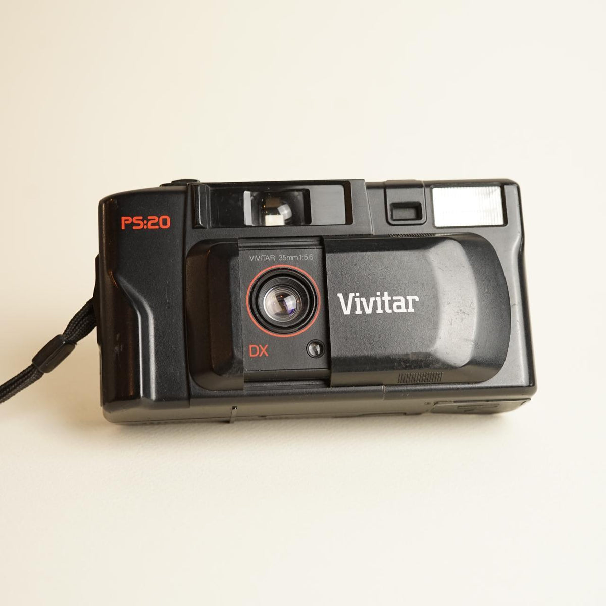 Vivitar PS:20 | 35mm Point & Shoot Film Camera | Tested & Working | Black