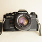 Olympus OM-10 35mm SLR Film Camera | Tested & Working | Black