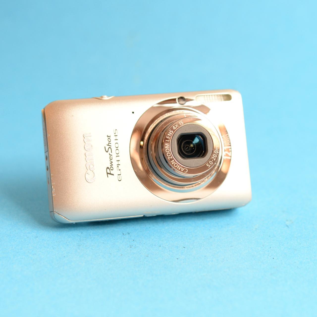 Canon PowerShot ELPH 100 HS Digital Camera | 12.1MP | Tested & Working | Grey
