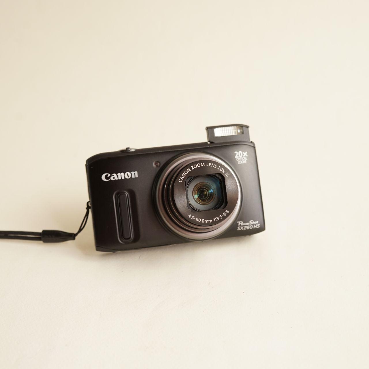 Canon PowerShot SX260 HS Digital Camera | 12.1MP Sensor | Tested & Working | Black