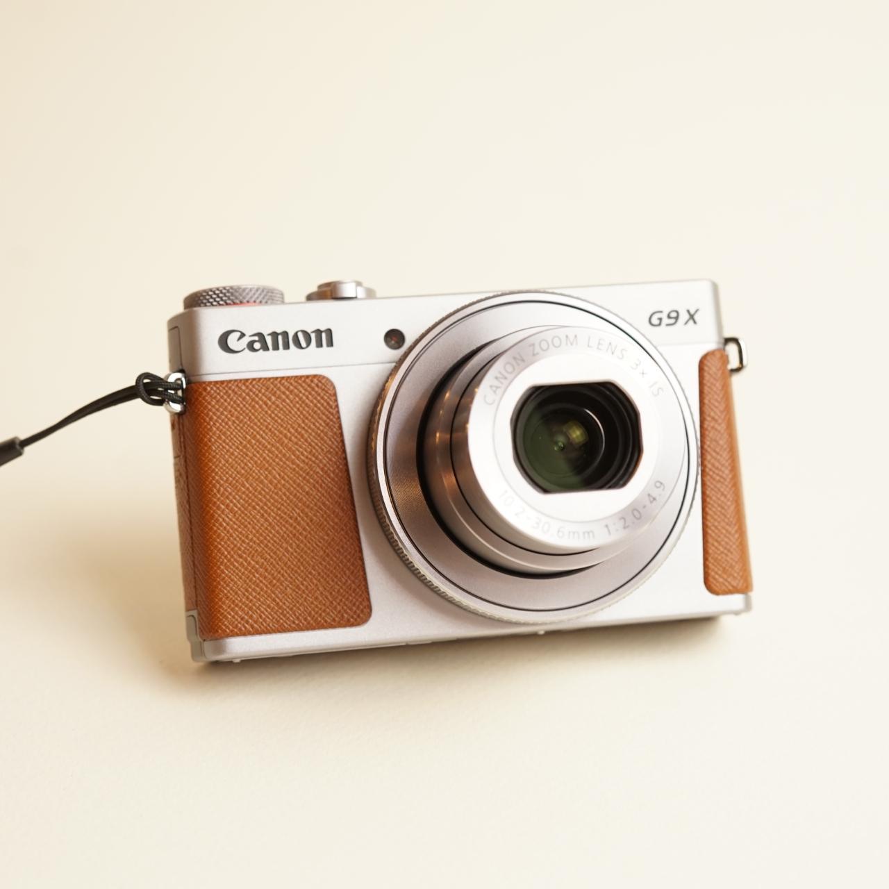 Canon PowerShot G9x Mark II Digital Camera | 20.2MP | Tested & Working | Silver & Tan